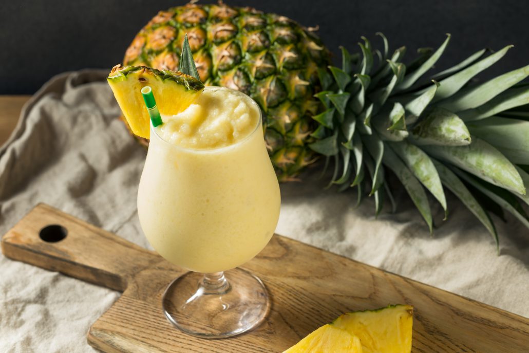 Piňa Colada drink s ananásom