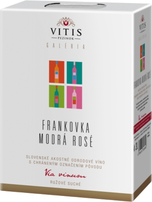 Vitis Galéria Frankovka modrá Rosé Bag in Box 11,5% 3,00 L