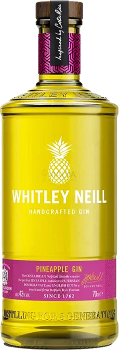 Whitley Neill Pineapple Gin 43% 0,70 L