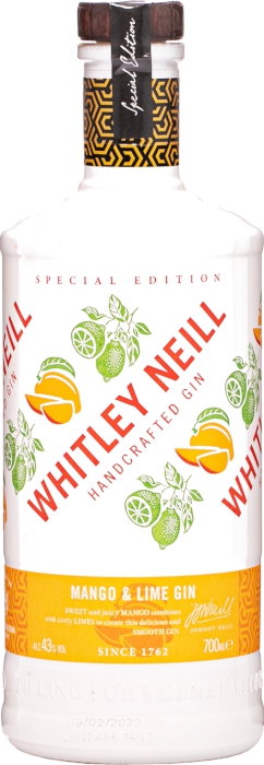 Whitley Neill Mango & Lime 43% 0,70 L