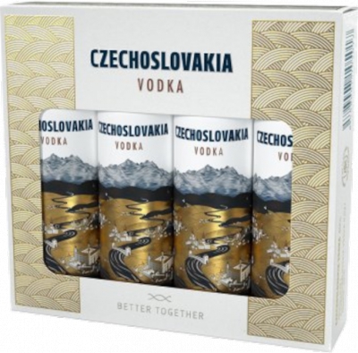 Miniset Czechoslovakia Vodka 40% 4x 0,04 L