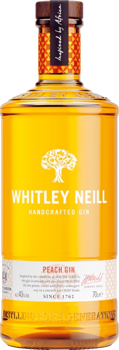 Whitley Neill Peach Gin 43% 0,70 L