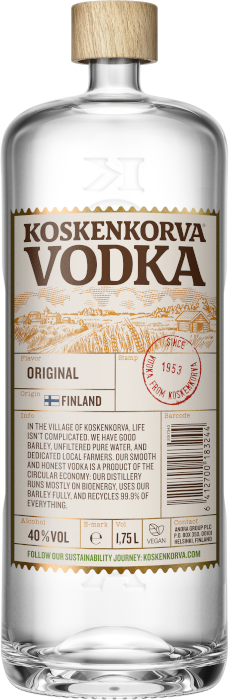 Koskenkorva Vodka 40% 1,75 L