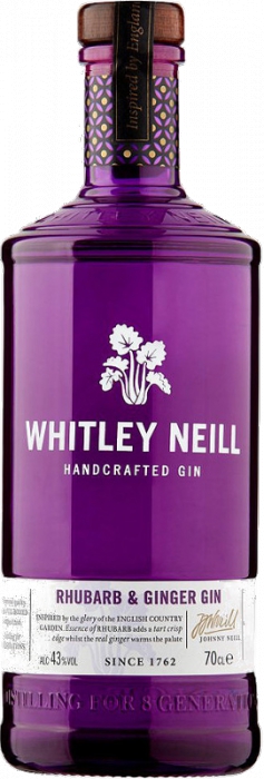 Whitley Neill Rhubarb & Ginger Gin 43% 0,70 L
