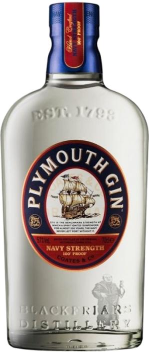 Plymouth Navy Strength Gin 57% 0,70 L