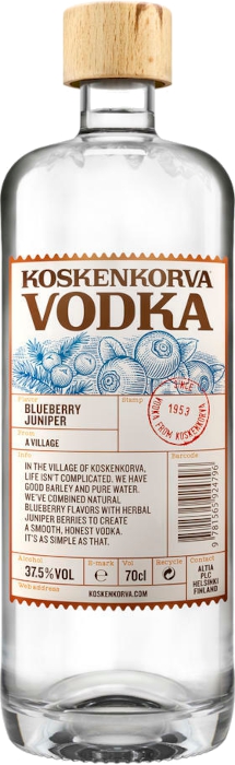 Koskenkorva Blueberry Juniper 37,5% 0,70 L