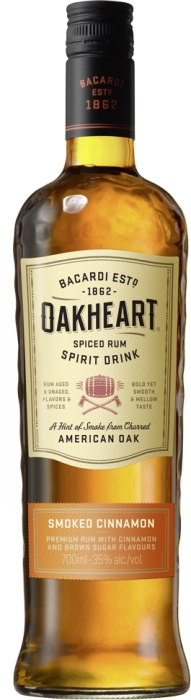 Bacardi Oakheart Smoked Cinnamon 35% 0,70 L
