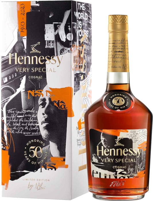 Hennessy VS 40% 0,70 L Hip-Hop 50th Ann. by NAS