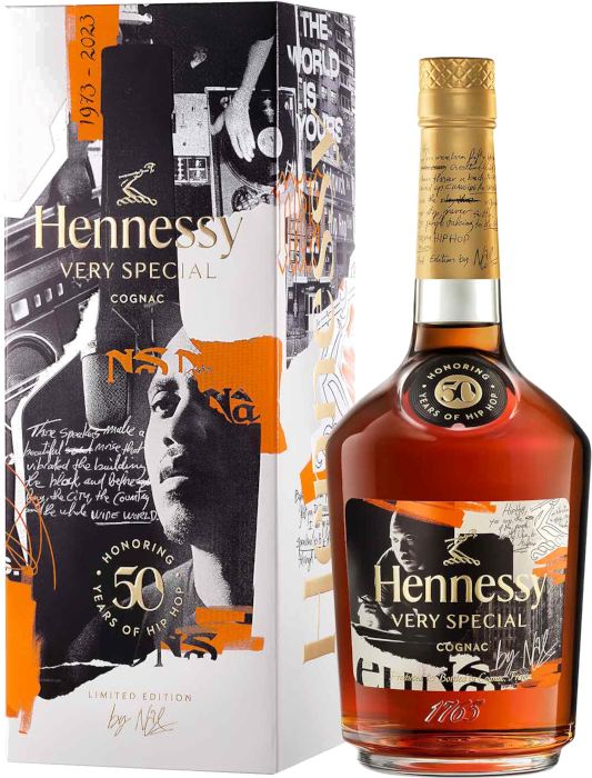 Hennessy VS 40% 0,70 L Hip-Hop 50th Ann. by NAS