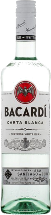 Bacardi Carta Blanca 37,5% 0,70 L