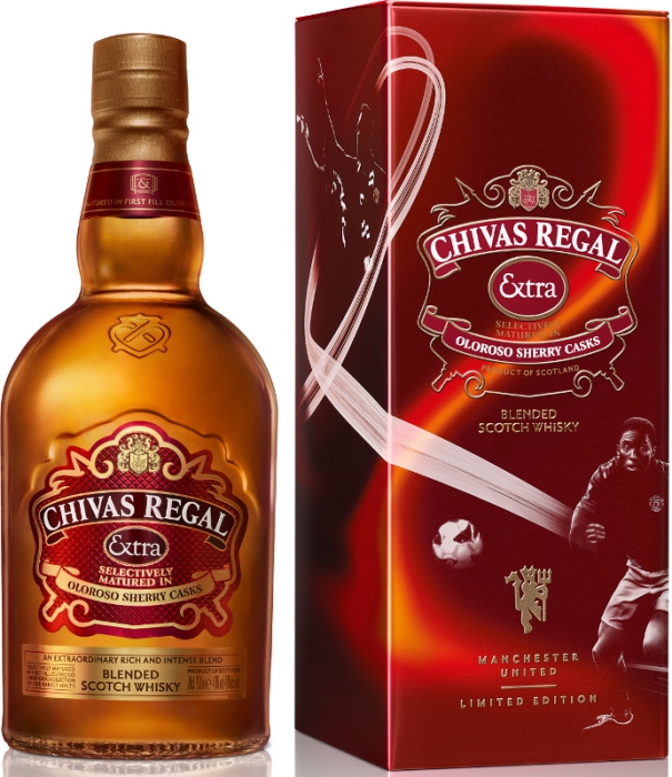 Chivas Regal Extra Manchester United Limited 40% 0,70 L