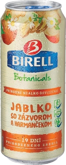 Birell Botanicals Jablko - Zázvor 0,40 L plech