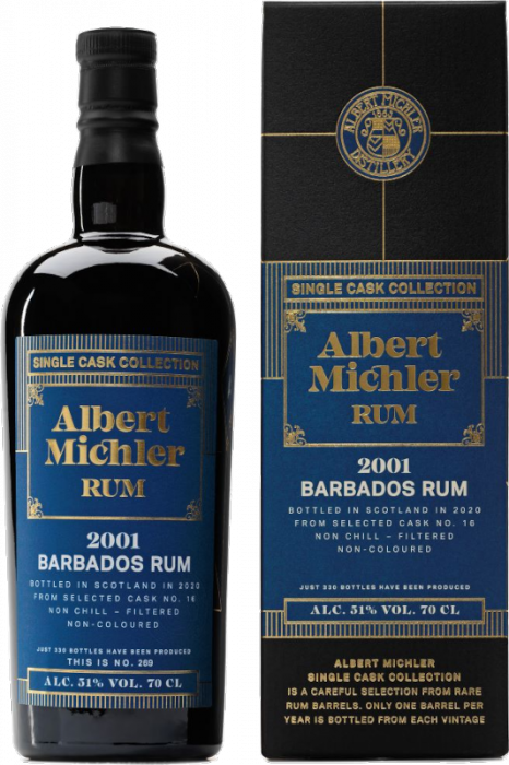 Albert Michler Single Cask Barbados 2001 18YO 51% 0,70 L
