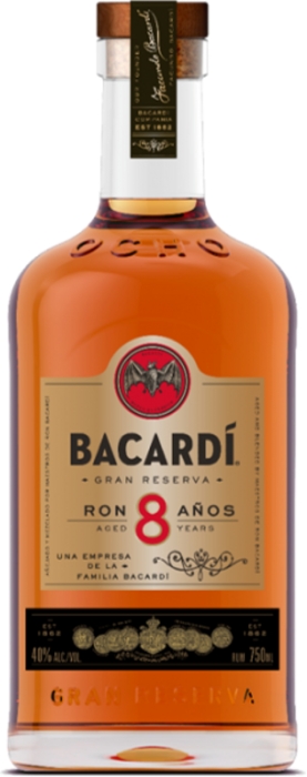 Bacardi 8YO 40% 0,70 L