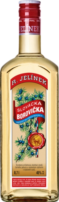 Borovička Slovácka zo suda 45% 0,70 L