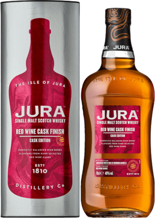 Isle of Jura Red Wine Cask Finish 40% 0,70 L