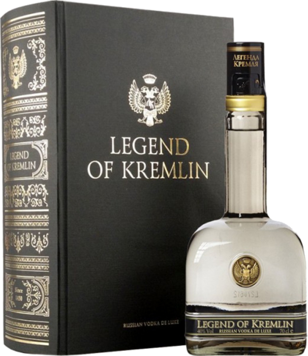 Legend of Kremlin Vodka 40% 0,70 L KNIHA