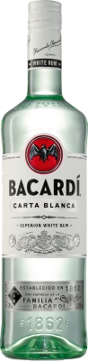 Bacardi Carta Blanca 37,5% 1,00 L