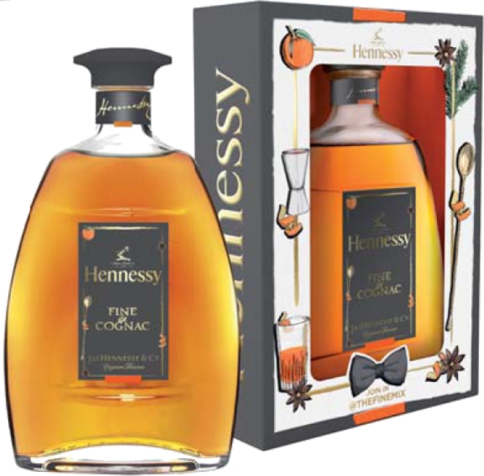 Hennessy Fine de Cognac Gift Box (2017) 40% 0,70 L