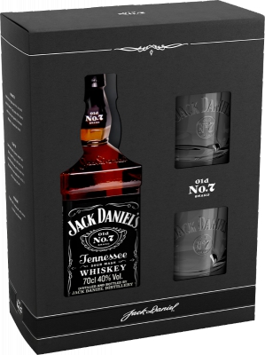 Jack Daniel's 40% 0,70 L + 2 poháre