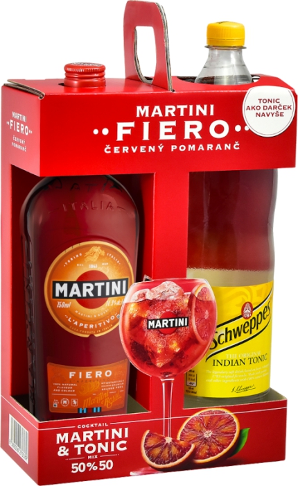 Martini Fiero 14,9% 0,75 L DuoPack+Tonic