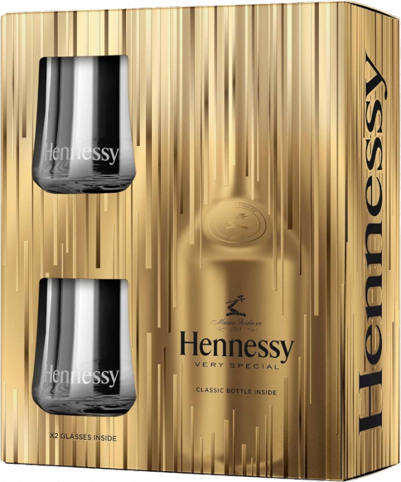 Hennessy VS 40% 0,70 L + 2 poháre