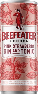 Beefeater Pink Strawberry Gin & Tonic 4,9% 0,25 L