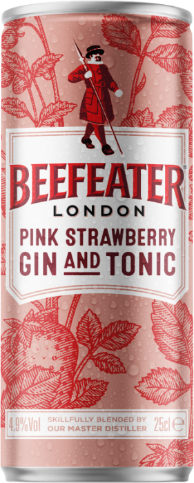 Beefeater Pink Strawberry Gin & Tonic 4,9% 0,25 L