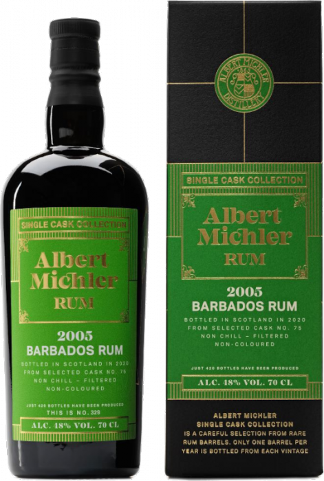 Albert Michler Single Cask Barbados 2005 14YO 48% 0,70 L