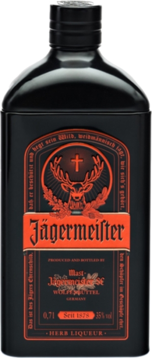 Jägermeister v plechovej dóze 35% 0,70 L