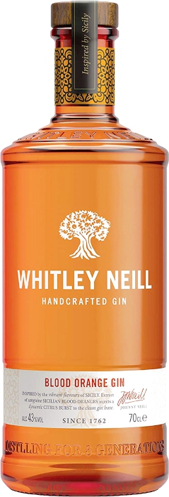 Whitley Neill Blood Orange 43% 0,70 L
