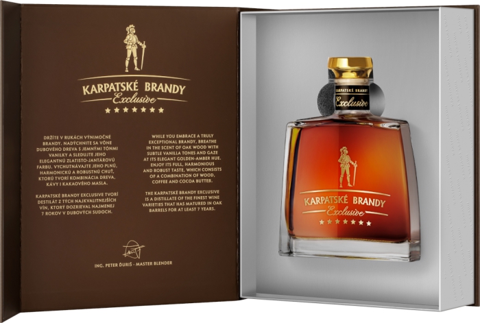 Karpatské brandy Exclusive 40% 0,70 L