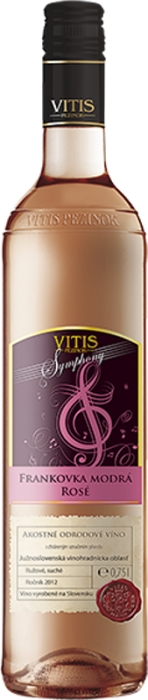 Vitis Symphony Frankovka Modrá Rosé 12% 0,75 L