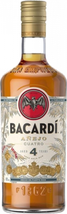 Bacardi Anejo Cuatro 4YO 40% 0,70 L
