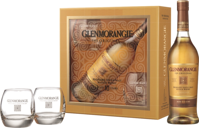 Glenmorangie Original 10YO 40% 0,70 L + 2 poháre
