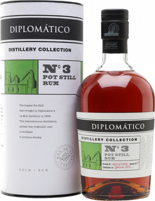 Diplomatico No3 Pot Still Rum  47% 0,70 L
