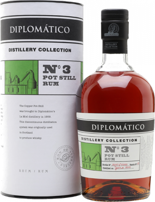Diplomatico No3 Pot Still Rum 47% 0,70 L