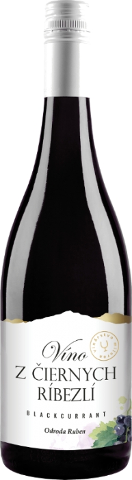 Miluron Víno z čiernych ríbezlí 0,75 L