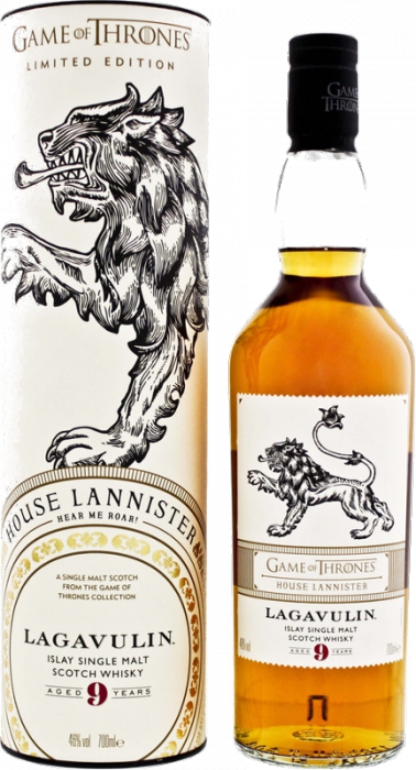 House Lannister & Lagavulin 9Y - Game of Thrones 46% 0,70 L