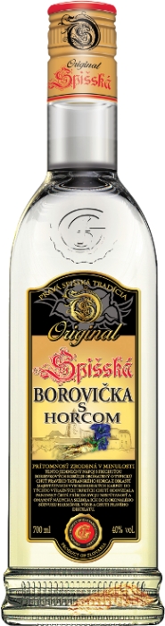 Horec Borovička Spišská Original 40% 0,70 L hranatá