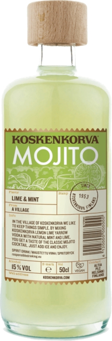 Koskenkorva Mojito 15% 0,50 L