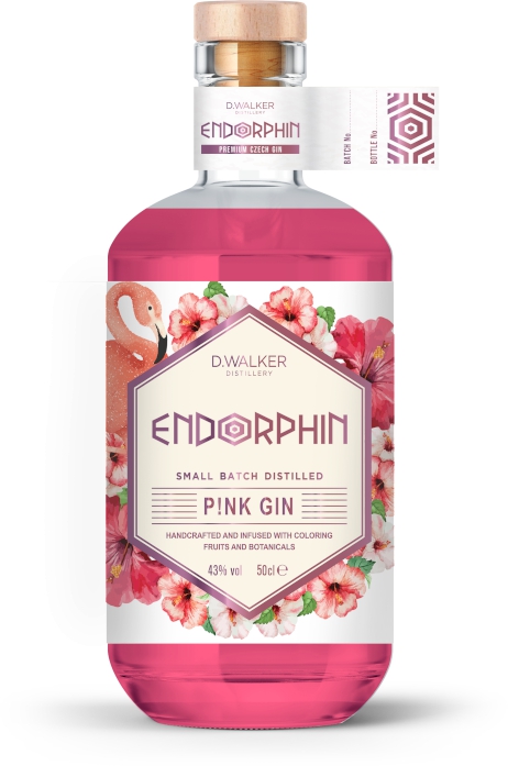 Endorphin P!nk Gin 43% 0,50 L
