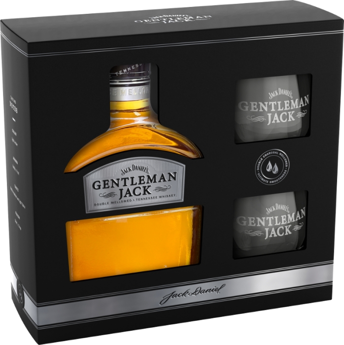 Gentleman Jack 40% 0,70 L + 2 poháre