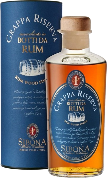 Grappa Riserva Rum Wood Finish 44% 0,50 L