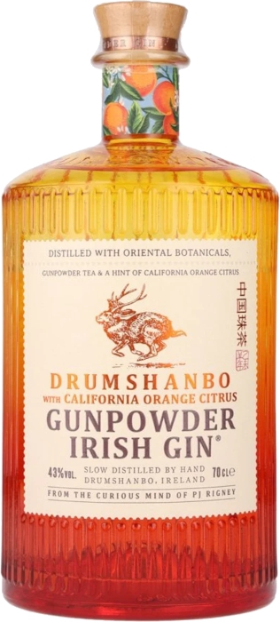 Drumshanbo Gunpowder California Orange Citrus Gin 43% 0,70 L