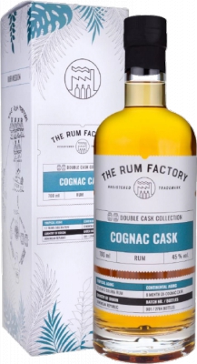 The Rum Factory Double Cask Collection - Cognac 45% 0,70 L