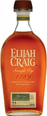 Elijah Craig Straight Rye Whiskey 47% 0,70 L