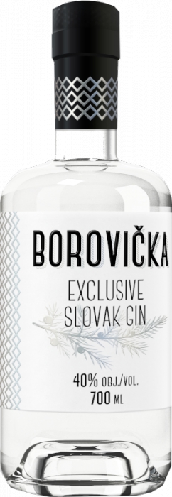Borovička Exclusive Slovak Gin 40% 0,70 L