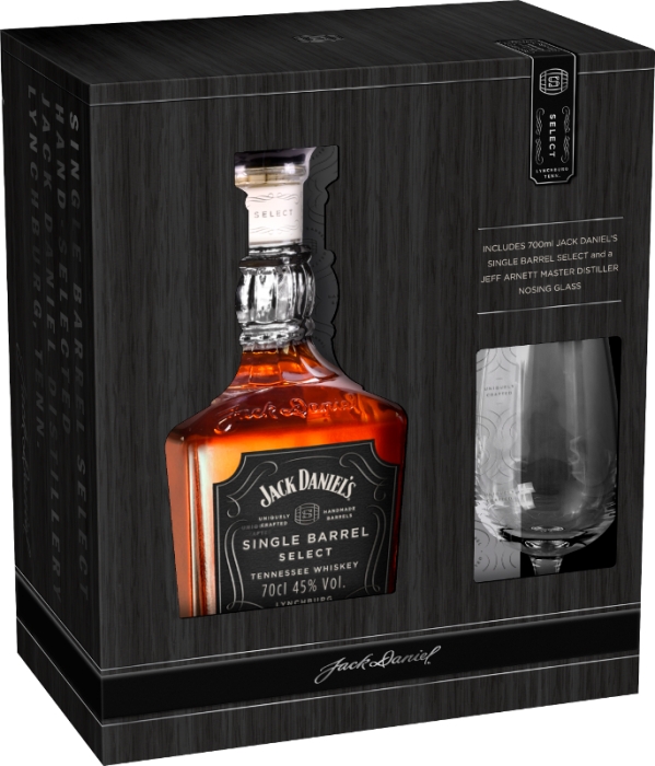 Jack Daniel's Single Barrel 45% 0,70 L Giftpack s pohárom