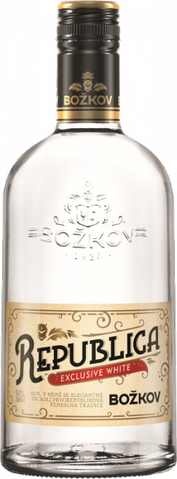 Božkov Republica Exclusive White 38% 0,70 L